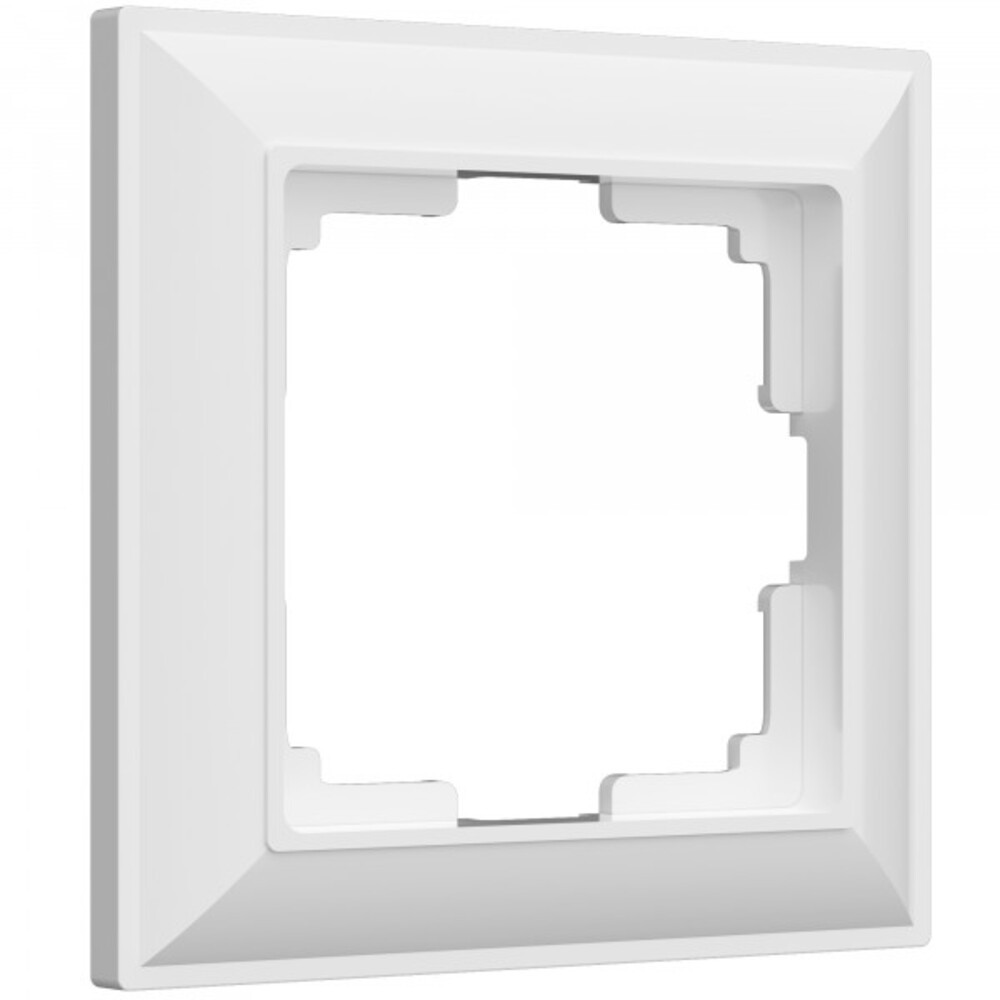 рамка werkel acrylic a059313 одноместная универсальная белая ip20 Рамка Werkel Fiore одноместная белая (a051023)