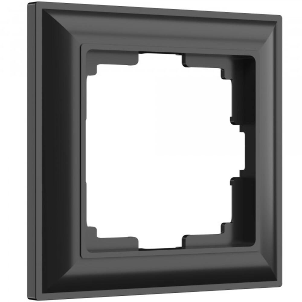 рамка werkel hammer одноместная черная a052513 Рамка Werkel Fiore одноместная черная (a051022)