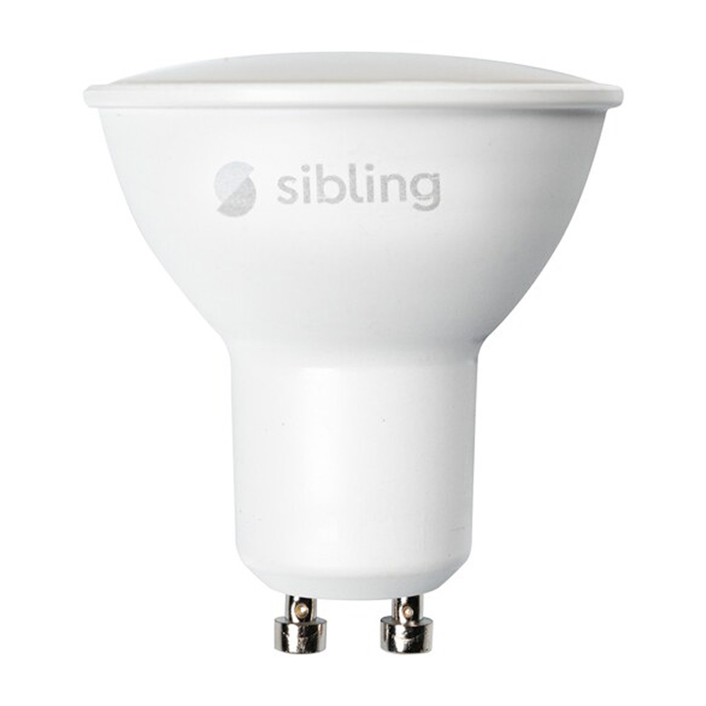 фото Лампа умная sibling светодиодная диммируемая gu10 5 вт rgb ip20 mr16
