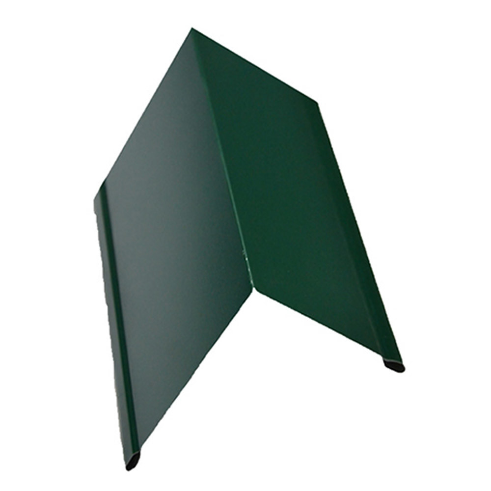 фото Планка торцевая для металлочерепицы 100х50 мм 2 м зеленая ral 6005