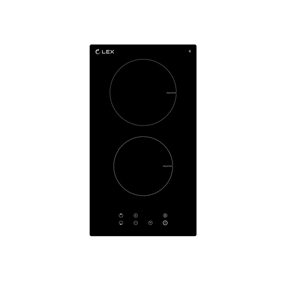 Варочная панель индукционная Lex EVI 320 2 конфорки черная варочная панель индукционная lex evi 320 bl