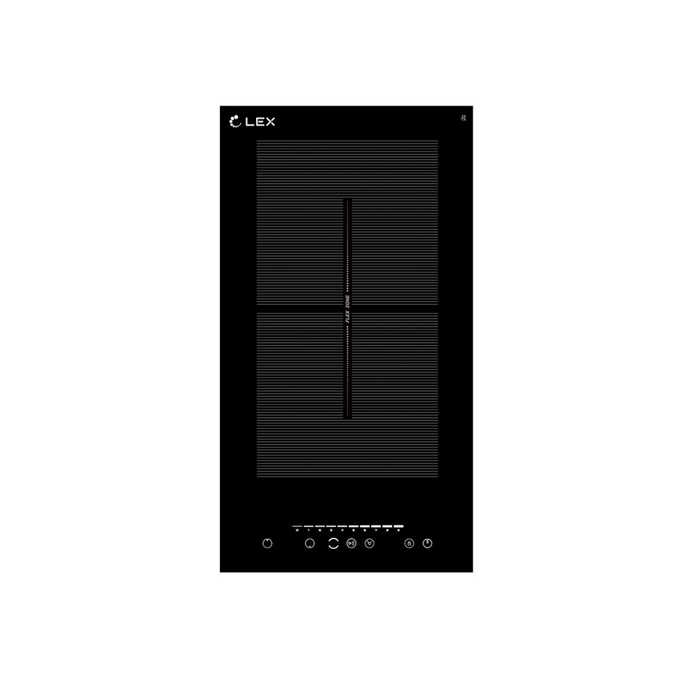 фото Варочная панель индукционная lex evi 320 f 2 конфорки черная