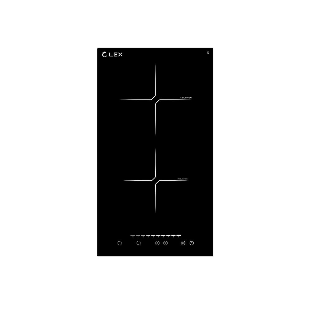 Варочная панель индукционная Lex EVI 320-2 2 конфорки черная