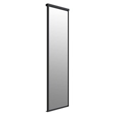 Дверь-купе 783x2252 мм зеркало/черный матовый Elegant