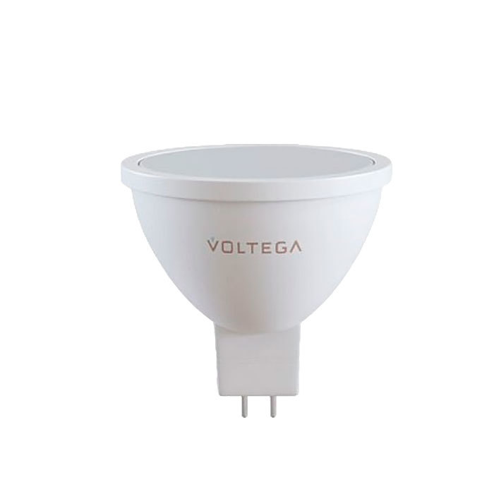 Лампа светодиодная Voltega GU5.3 2800К 7 Вт 550 Лм 170-265 В рефлектор матовая
