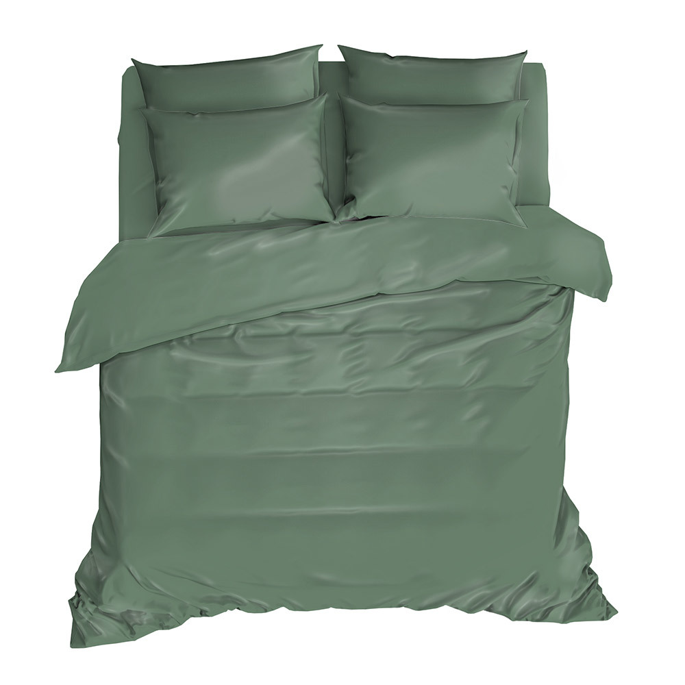 Комплект постельного белья Евро тенсель Mona Liza Premium Green (5049/00107)
