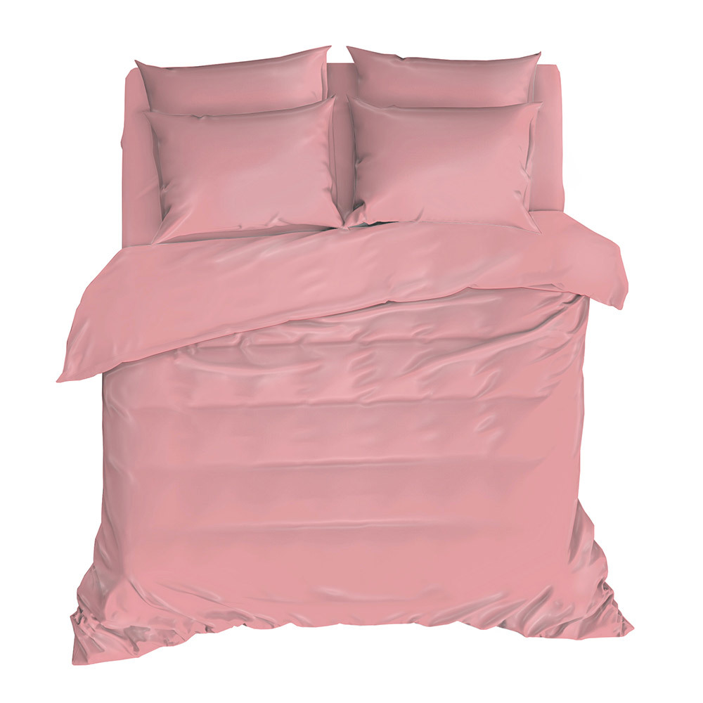 фото Комплект постельного белья евро тенсель mona liza premium rose (5049/0096)
