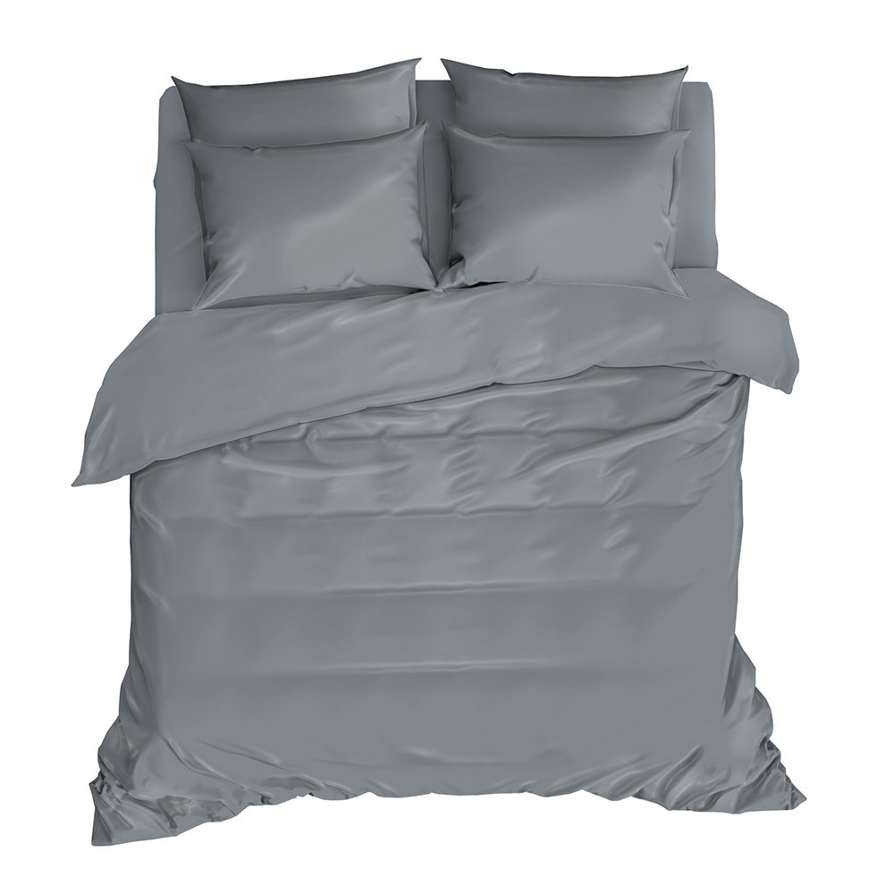 фото Комплект постельного белья семейный тенсель mona liza premium steel (5045/0094)