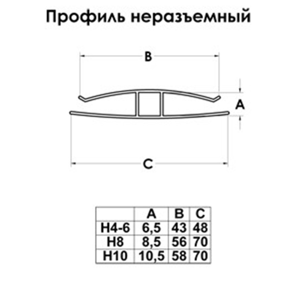 Окантовка Для Поликарбоната 4мм Купить В