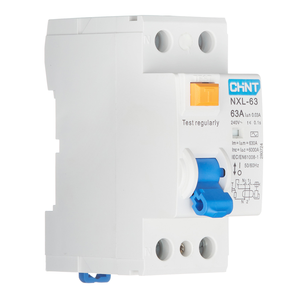 

УЗО Chint NXL-63 25А 1P+N тип AC 30 мА 6 кА компактное (280721)