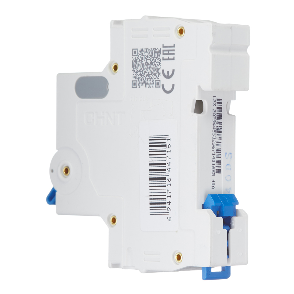 

Автоматический выключатель модульный Chint NXB-63S 1P 40А тип C 4,5 кА 230 В (296714 Chint)