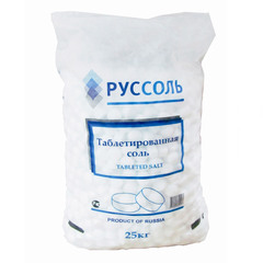 Соль 25 кг таблетированная