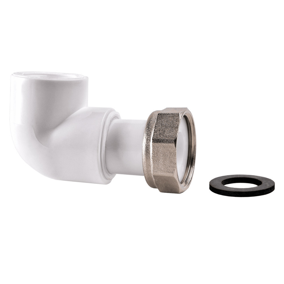 Угол полипропиленовый РВК с накидной гайкой 25 мм х 3/4 ВР(г) — купить ...