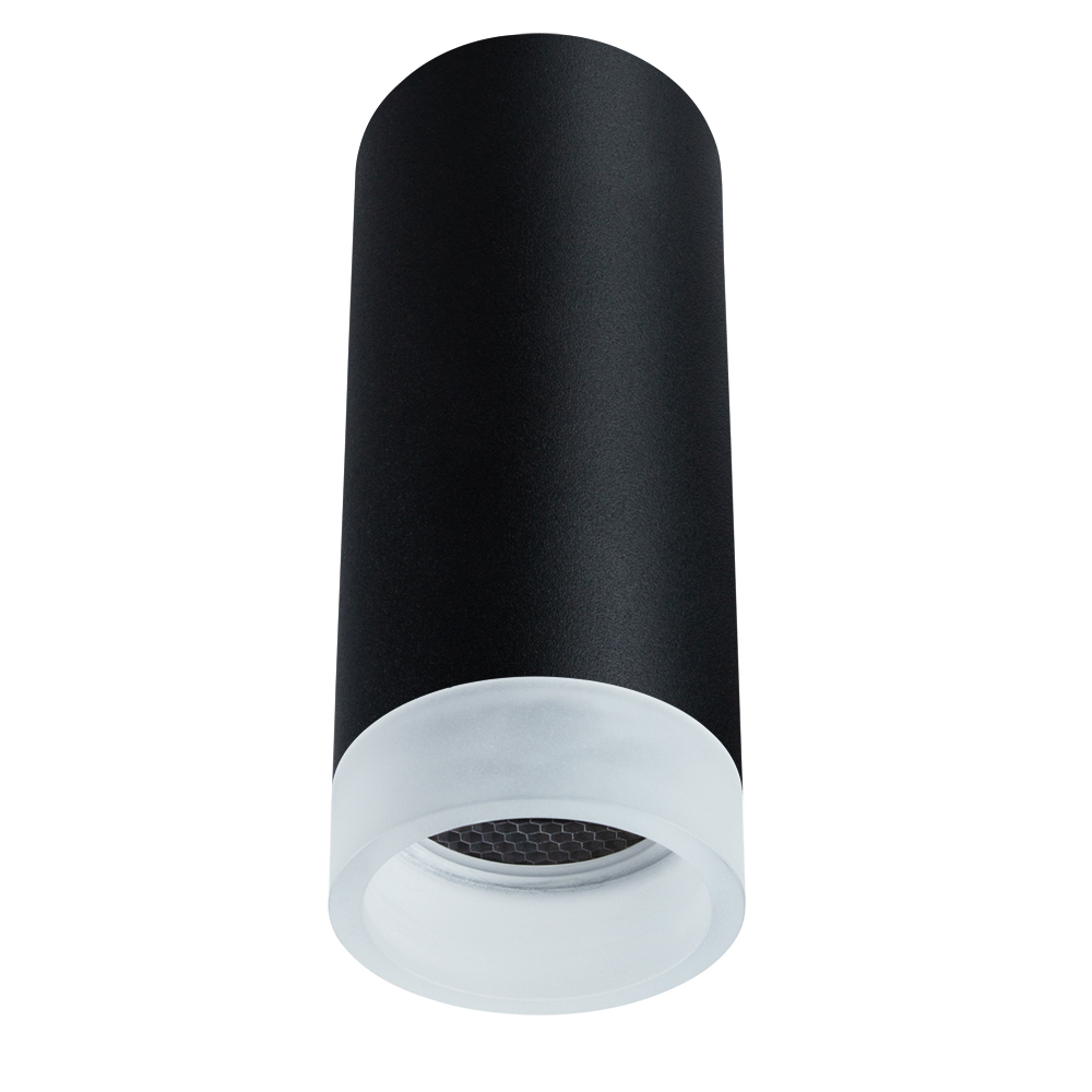 Светильник потолочный Arte Lamp Ogma GU10 15 Вт 1 кв.м черный IP20 (A5556PL-1BK) потолочный светильник artelamp ogma a5556pl 1bk черный