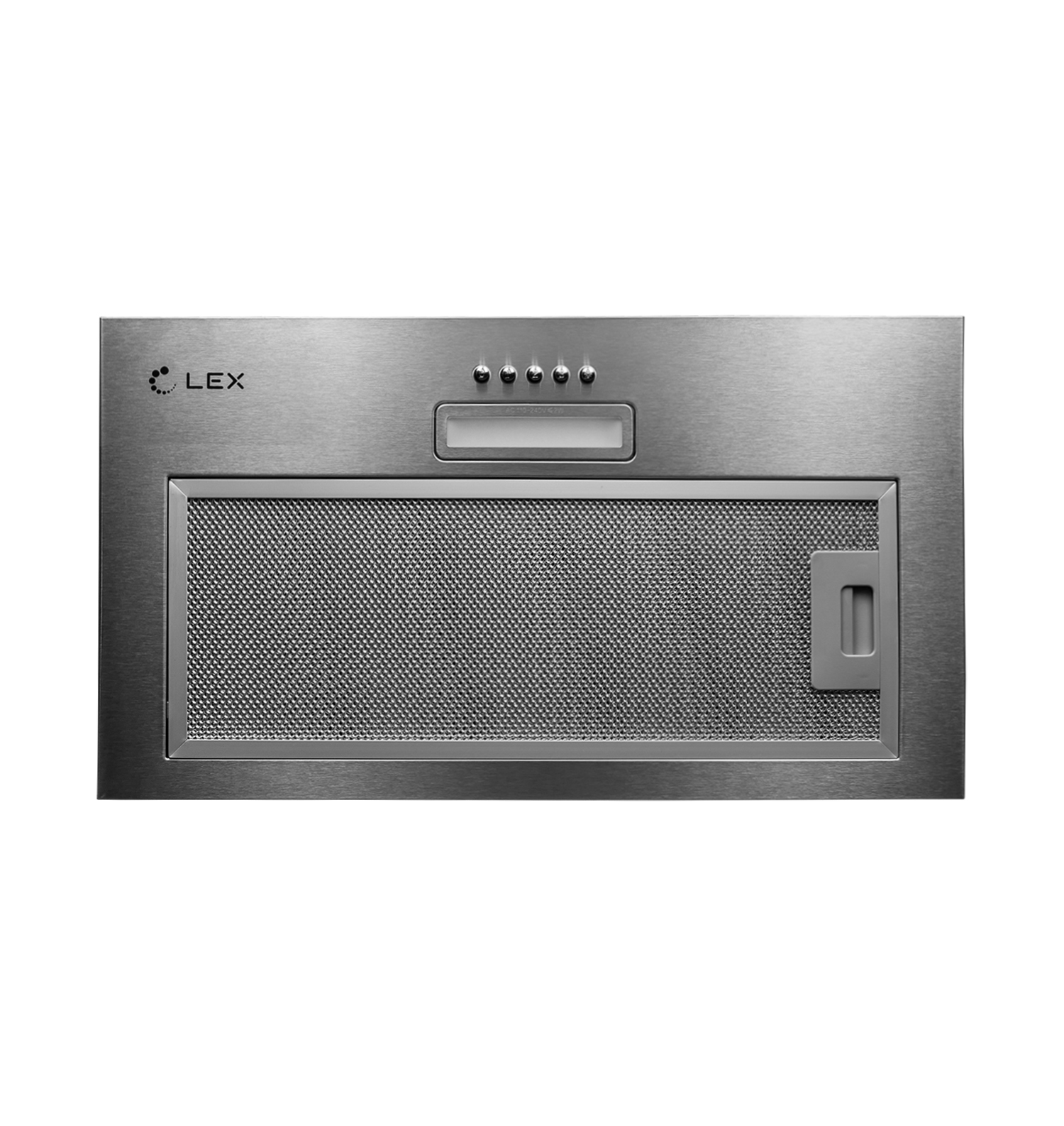 Кухонная вытяжка встраиваемая Lex GS Bloc Light 60 см серая (CHTI000328) кухонная вытяжка встраиваемая lex gs bloc p 60 см серая chti000319
