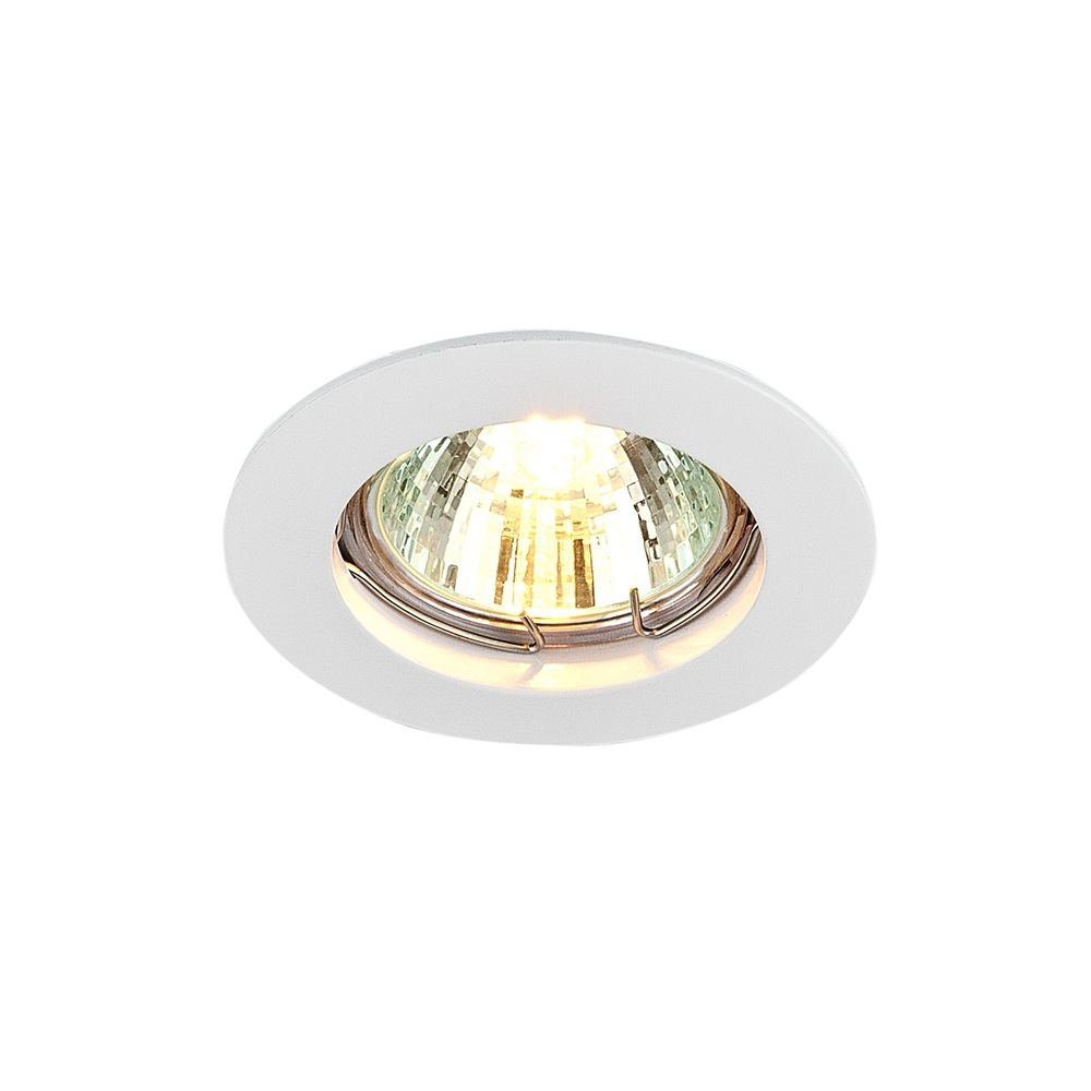 Светильник встраиваемый G5.3 белый 50 Вт IP22 Elektrostandard Naive (a030070) светильник встраиваемый поворотный св 02 02 g5 3 mr16 50 вт матовый никель золотой tdm electric sq0359 0004