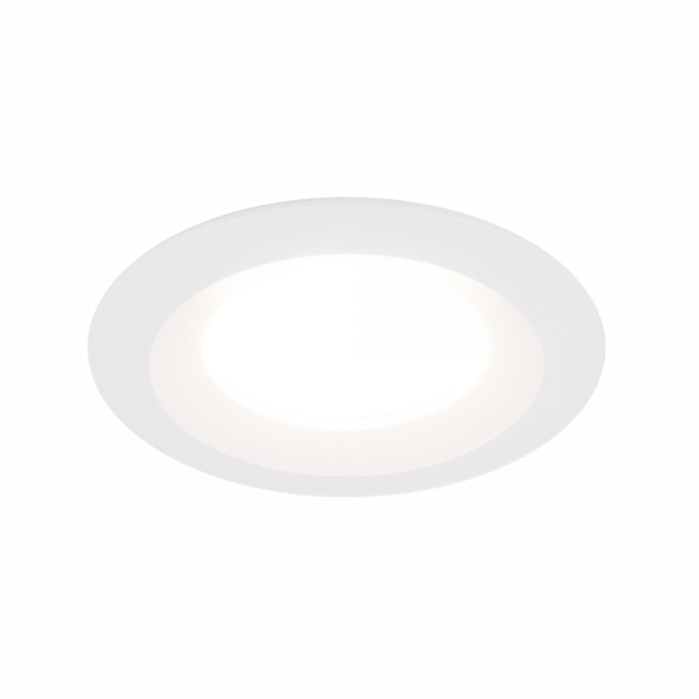 фото Светильник встраиваемый gu10 50 вт 95 мм ip25 elektrostandard dial (a053331) белый