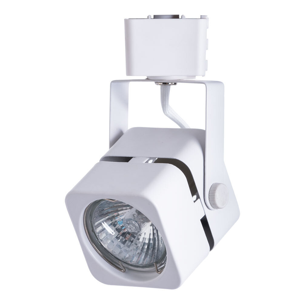 фото Светильник трековый arte lamp misam (a1315pl-1wh) gu10 50 вт 220 в белый ip20