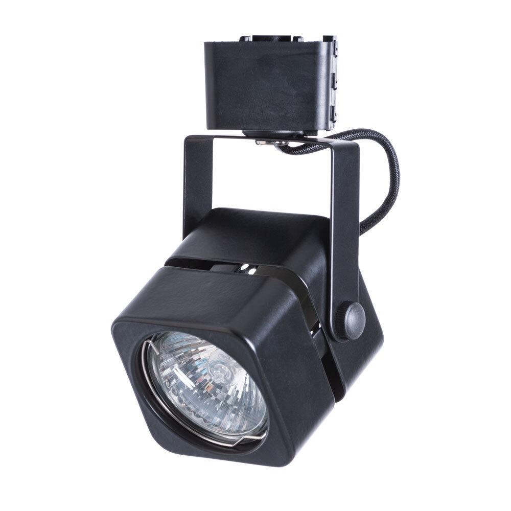 Трековый светильник однофазный Arte Lamp Misam 50 Вт GU10 1 кв.м черный (A1315PL-1BK) спот arte lamp misam a1315pl 1bk черный