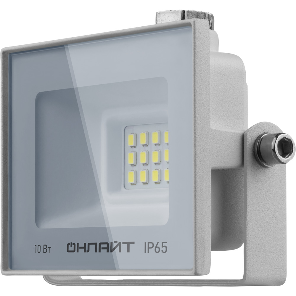 Прожектор светодиодный Онлайт OFL-LED 4000К 10 Вт IP65 белый (90130)