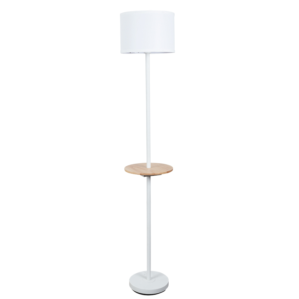 фото Торшер arte lamp е27 40 вт белый ip20 (a4056pn-1wh)