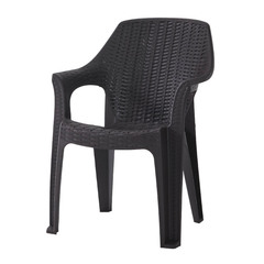 Кресло пластиковое Heniver Babel шоколад 620х420х850 мм (SPC-B003)