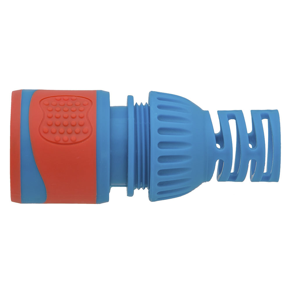 Соединитель 1/2 для поливочного шланга MPF пластиковый с аквастопом (ДС.071277) соединитель для поливочного шланга karcher plus 26451940 пластиковый с аквастопом 2 шт