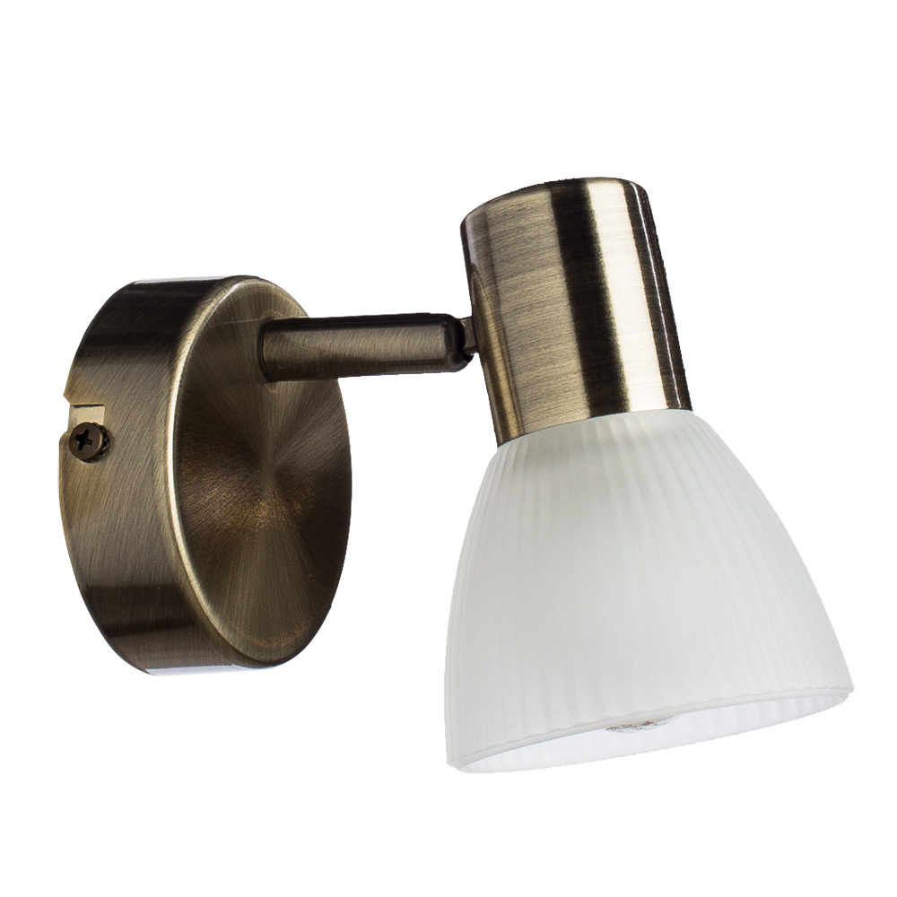 Спот настенный Arte Lamp Parry E14 40 Вт 2 кв.м бронза IP20 (A5062AP-1AB) спот parry 3п бронза