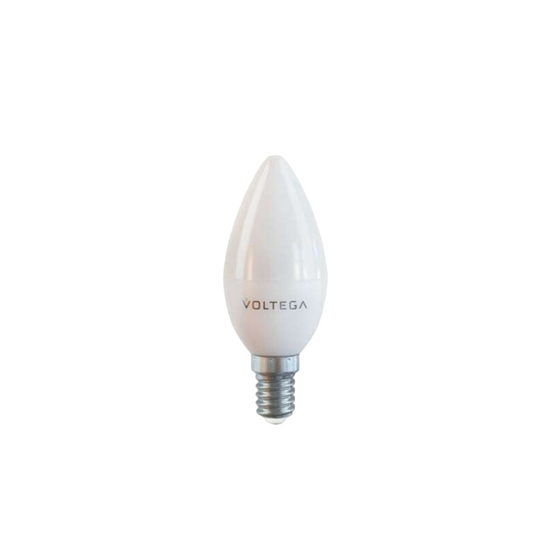 Лампа светодиодная Voltega Е14 4000К 7 Вт 650 Лм 220-240 В свеча матовая