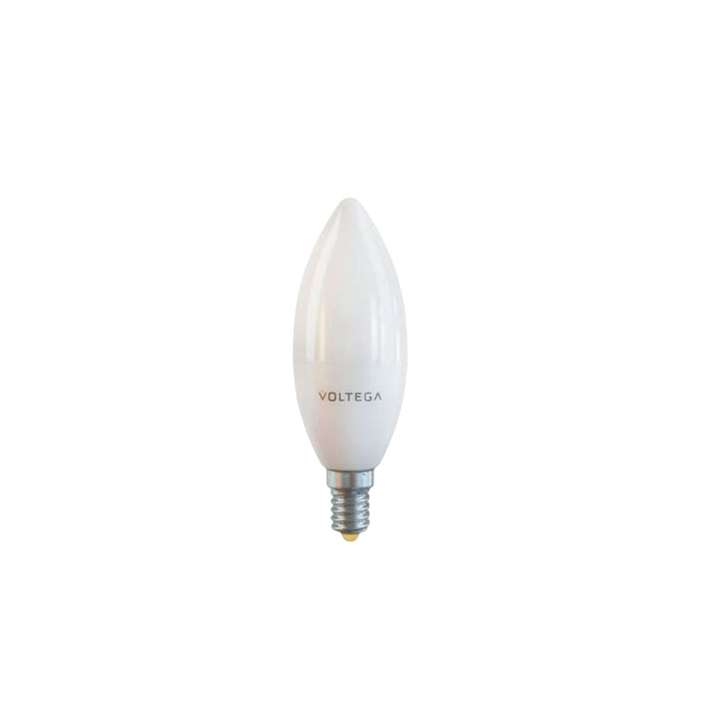 Лампа светодиодная Voltega Е14 4000К 10 Вт 930 Лм 220-240 В свеча матовая