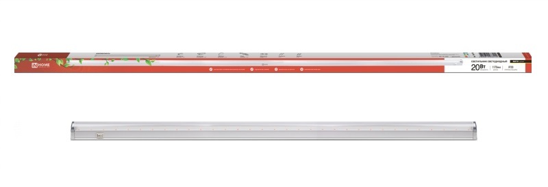 

Светильник светодиодный для растений IN HOME Фито СПБ-Т5 20 Вт 2 кв.м IP20 (4690612033112)
