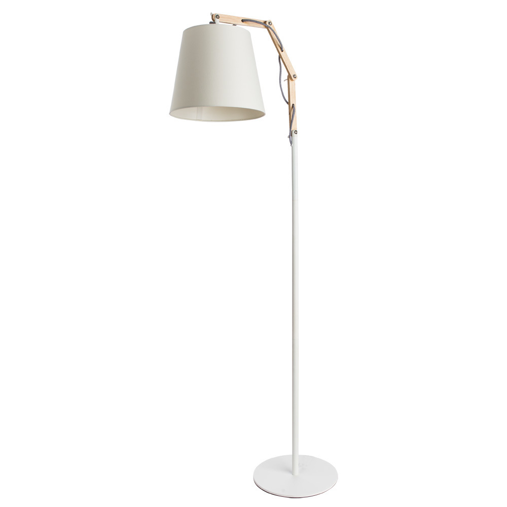 Торшер Arte Lamp E27 60 Вт белый IP20 (A5700PN-1WH) торшер arte lamp a5700pn 1wh