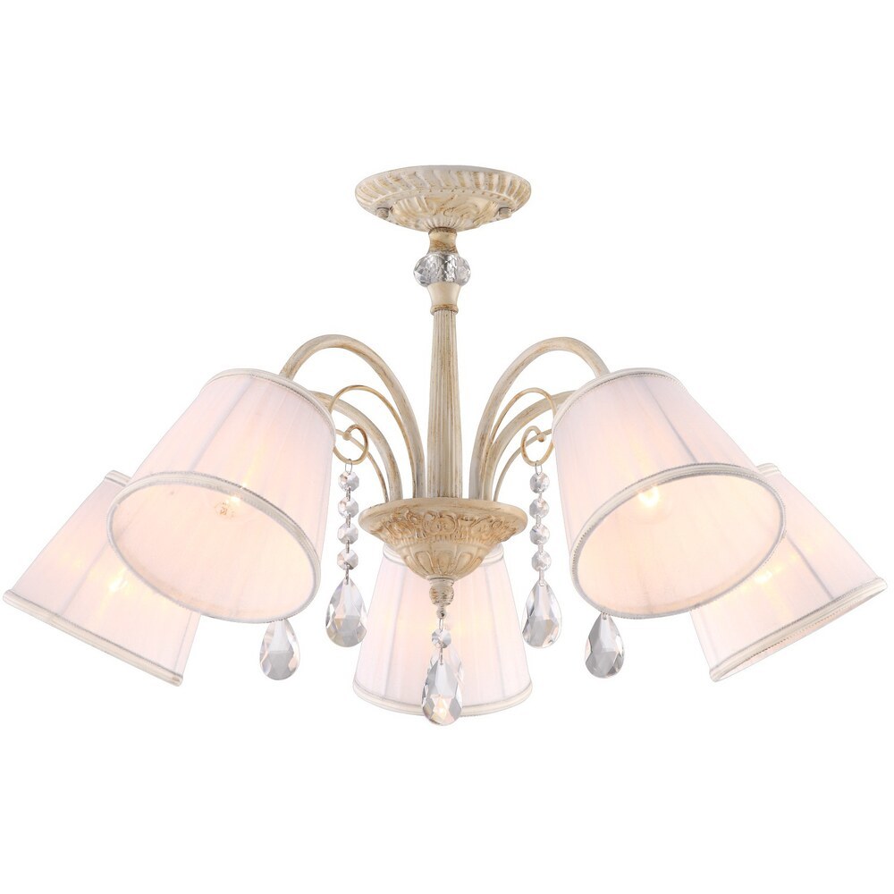 фото Люстра потолочная arte lamp alexia (a9515pl-5wg) e14 200 вт 220 в ip20