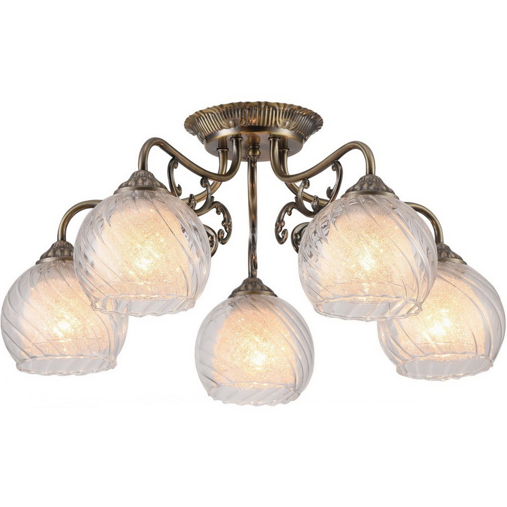 

Люстра потолочная Arte Lamp Charlotte E27 300 Вт 12 кв.м (A7062PL-5AB)