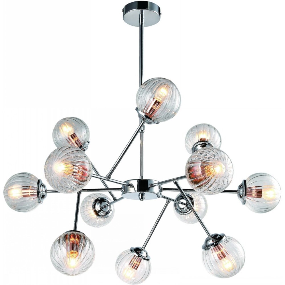 фото Люстра потолочная arte lamp arancia (a9276lm-12cc) e14 480 вт 220 в ip20