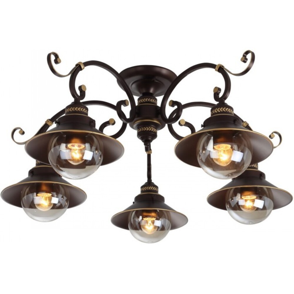 Люстра потолочная Arte Lamp Grazioso E27 300 Вт 12 кв.м (A4577PL-5CK) люстра потолочная grazioso 75см