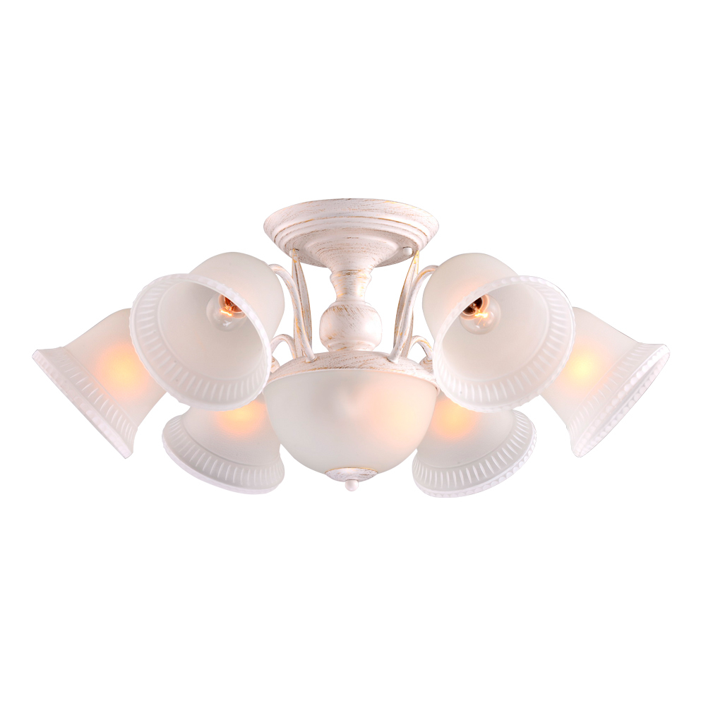 фото Люстра потолочная arte lamp campanula (a6306pl-8wg) e27 480 вт 220 в ip20