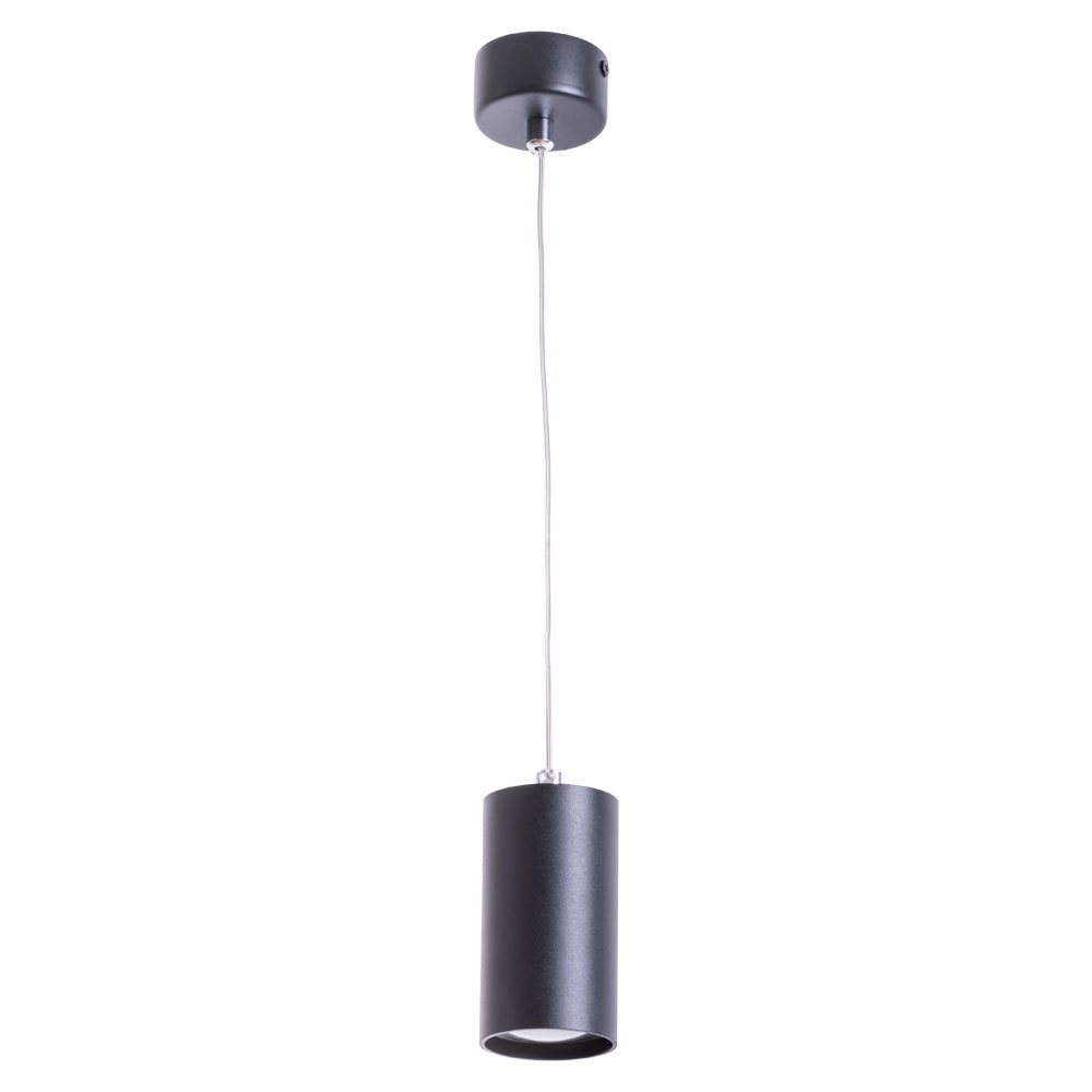 Светильник подвесной Arte Lamp Canopus GU10 35 Вт 1 кв.м (A1516SP-1BK) светильник arte lamp a1516sp 1gy canopus