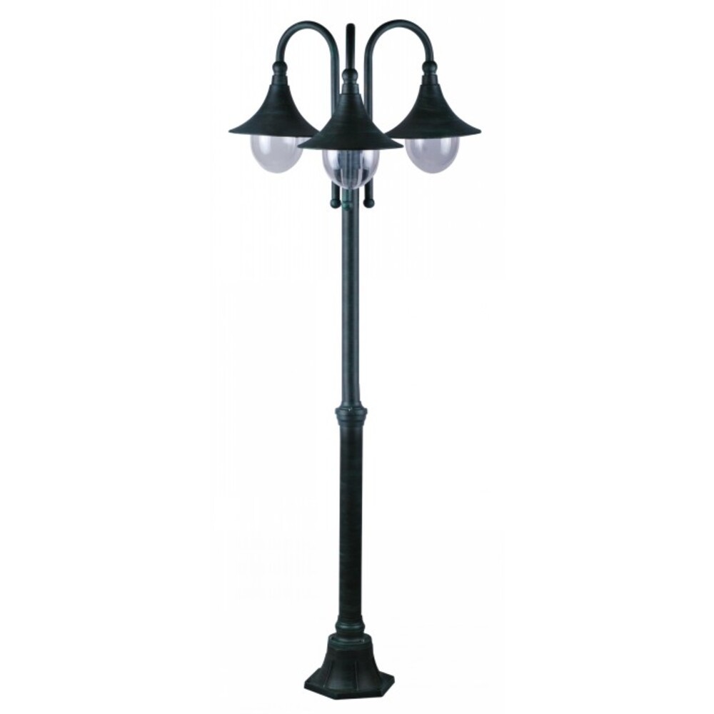 фото Светильник уличный ландшафтный arte lamp malaga e27 75 вт 220 ip44 (a1086pa-3bg)