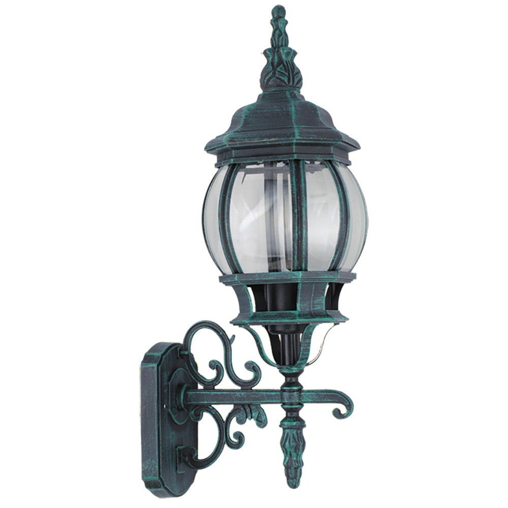 фото Светильник уличный настенный arte lamp atlanta e27 75 вт 220 ip43 (a1041al-1bg)