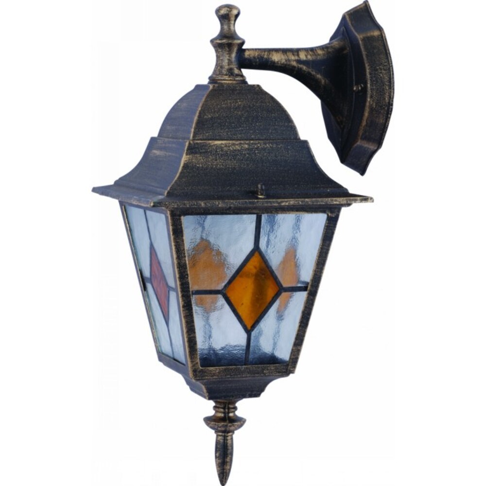 фото Светильник уличный настенный arte lamp berlin e27 75 вт 220 ip44 (a1012al-1bn)