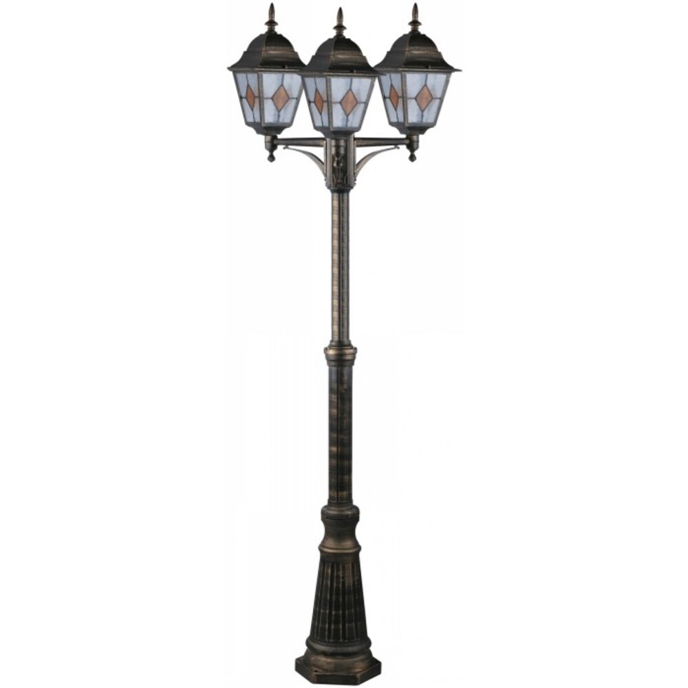 фото Светильник уличный ландшафтный arte lamp berlin e27 75 вт 220 ip44 (a1017pa-3bn)