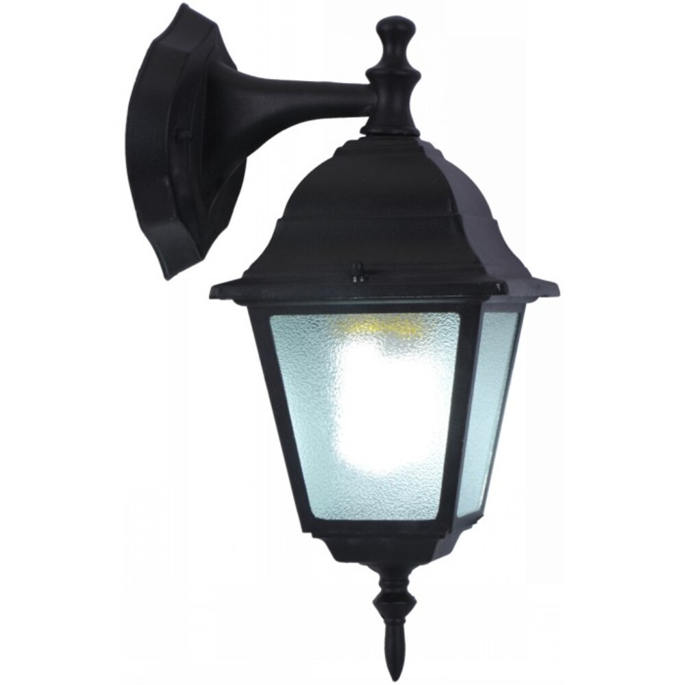 Светильник садово-парковый настенный Arte Lamp Bremen черный E27 60 Вт IP44 (A1012AL-1BK)