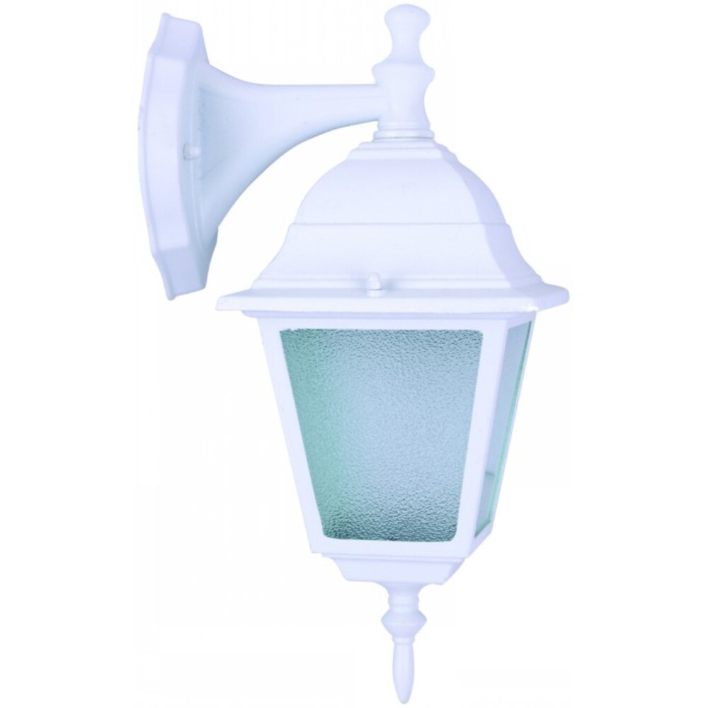 фото Светильник садово-парковый настенный arte lamp bremen белый e27 60 вт ip44 (a1012al-1wh)