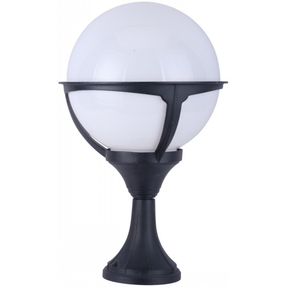 фото Светильник уличный ландшафтный arte lamp monaco e27 75 вт 220 ip44 (a1494fn-1bk)