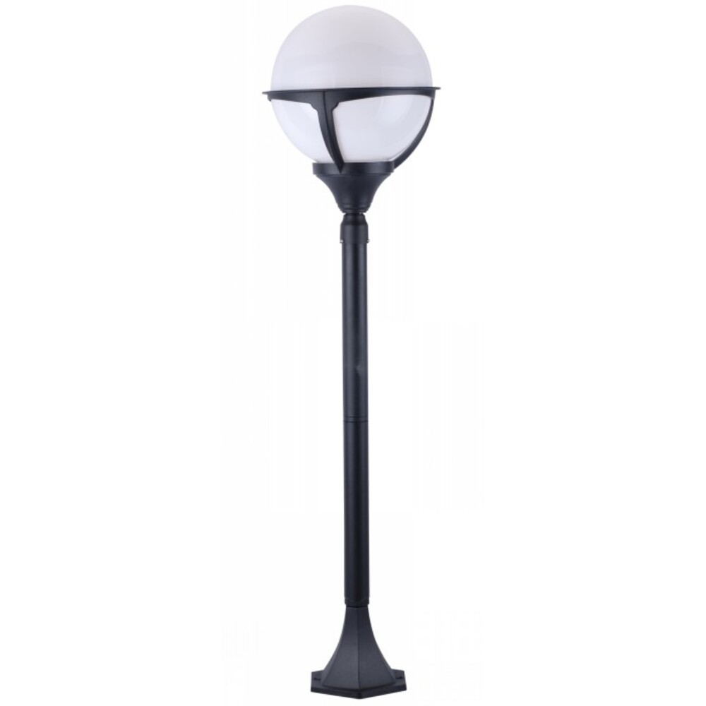 фото Светильник уличный ландшафтный arte lamp monaco e27 75 вт 220 ip44 (a1496pa-1bk)