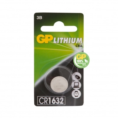 Батарейка GP Lithium CR1632 3 В батарейка cmos cr1632 с коннектором