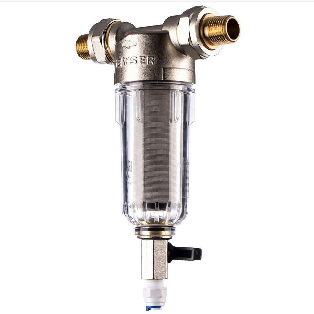 Фильтр промывной Гейзер Бастион 1/2 НР(ш)х1/2 НР(ш) (32666) фильтр для механической очистки воды косого типа 3 4 от механических примесей