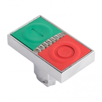 фото Кнопка плоская ekf xb4 proxima ip54 с подсветкой пуск-стоп 24 в красно-зеленая