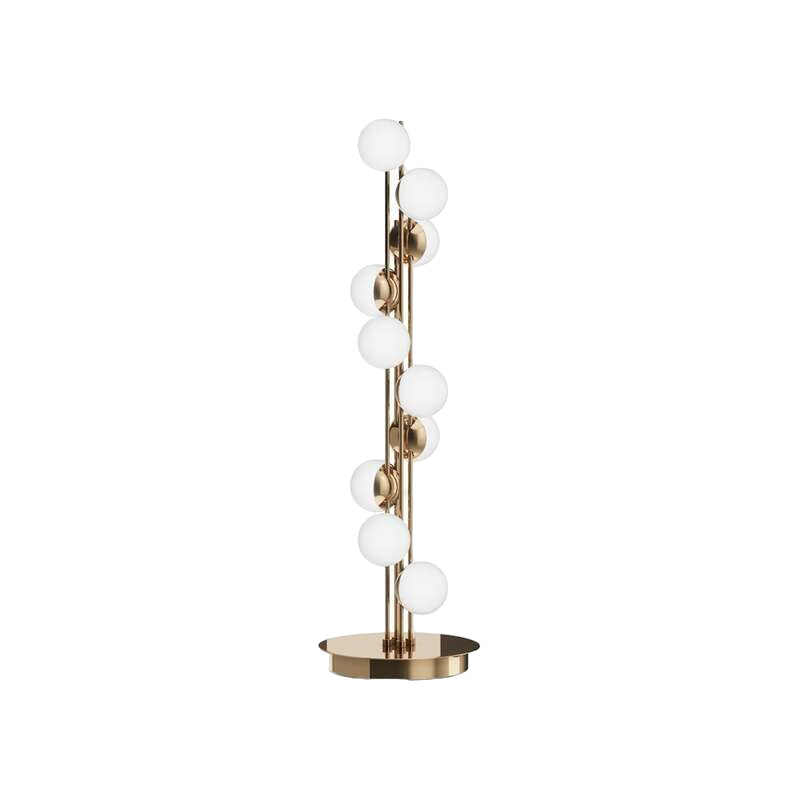 Лампа настольная светодиодная 3000К 170 Вт Maytoni Tessara (MOD081TL-L14G3K) золотая современная светодиодная люстра для гостиной столовой спальни акриловая потолочная люстра с регулируемым углом